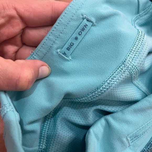 Athleta Girl Run the World Skort, Size M 8-10, in Pebbles Texture Gulf Teal Blue - Picture 7 of 14